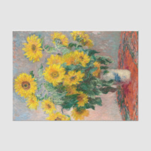 Van Gogh Sunflower Flowers Ontmanteling ontkoppeli Tissuepapier