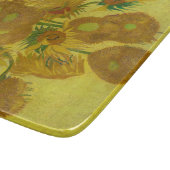 Van Gogh Sunflower Glass Cutting Board Snijplank (Hoek)