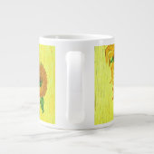 Van Gogh Sunflower Grote Koffiekop (Achterkant)