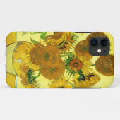 Van Gogh Sunflower iPhone Case (Achterkant (horizontaal))