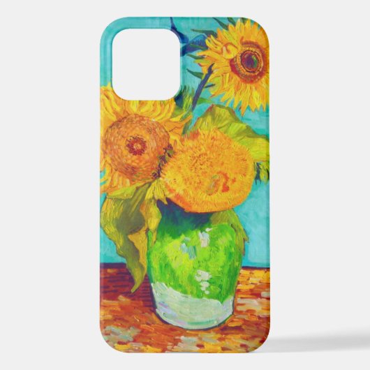 Van Gogh Sunflower iPhone Hoesje (Achterkant)