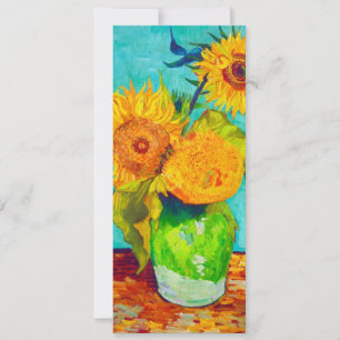 Van Gogh Sunflower Kaart