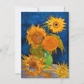Van Gogh Sunflower Kaart (Voorkant)