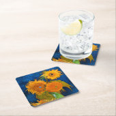 Van Gogh Sunflower Kartonnen Onderzetters (Insitu)