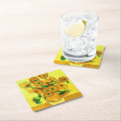Van Gogh Sunflower Kartonnen Onderzetters (Insitu)