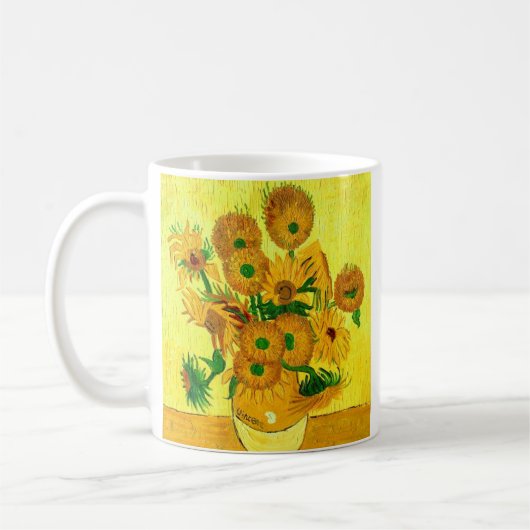 Van Gogh Sunflower Koffiemok (Links)