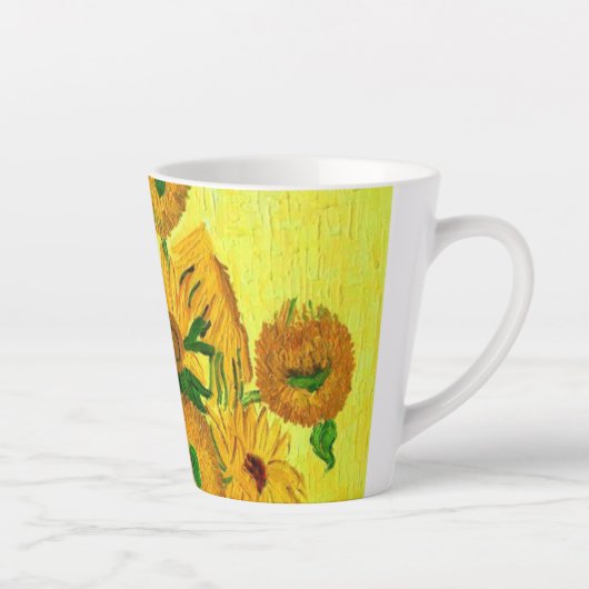 Van Gogh Sunflower Latte Mok (Rechts)
