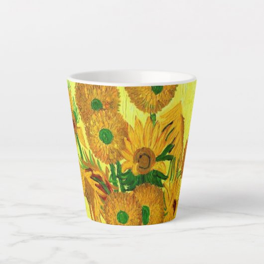 Van Gogh Sunflower Latte Mok (Voorkant)