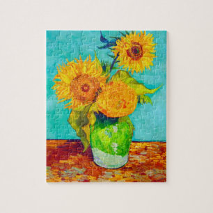 Van Gogh Sunflower Legpuzzel