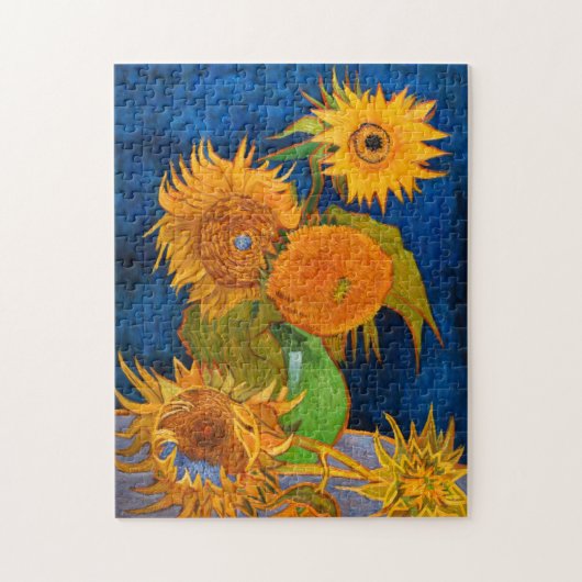 Van Gogh Sunflower Legpuzzel (Verticaal)