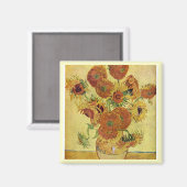 Van Gogh Sunflower Magneet (Voorkant / Achterkant)