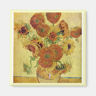 Van Gogh Sunflower Magneet