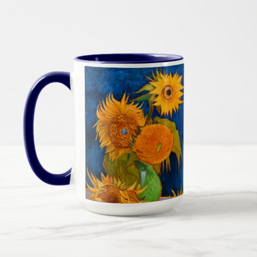 Van Gogh Sunflower Mok (Links)