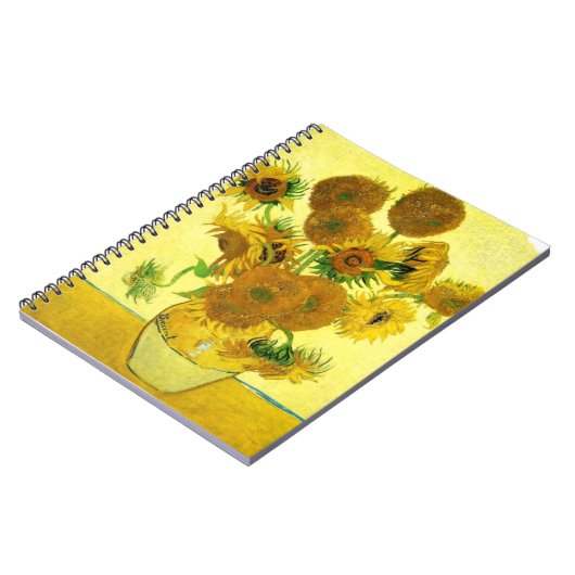 Van Gogh Sunflower notebook Notitieboek (Linkerzijde)
