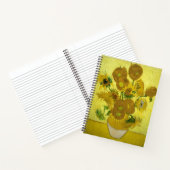 Van Gogh Sunflower notebook Notitieboek (Binnen)
