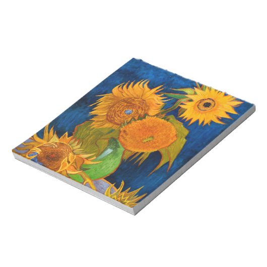 Van Gogh Sunflower Notitieblok (Linkerzijde)