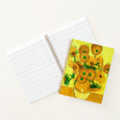 Van Gogh Sunflower Notitieboek (Binnen)