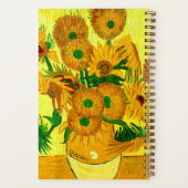 Van Gogh Sunflower Notitieboek (Achterkant)