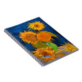 Van Gogh Sunflower Notitieboek (Rechterzijde)