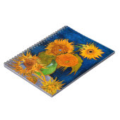 Van Gogh Sunflower Notitieboek (Linkerzijde)