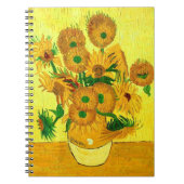Van Gogh Sunflower Notitieboek (Voorkant)