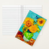 Van Gogh Sunflower Notitieboek (Binnen)