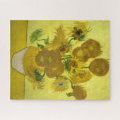 Van Gogh Sunflower Painting Jigzaag Puzzle Legpuzzel (Horizontaal)