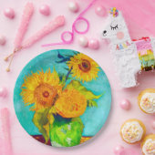 Van Gogh Sunflower Papieren Bordje (Feest)