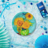Van Gogh Sunflower Papieren Bordje (Feest)
