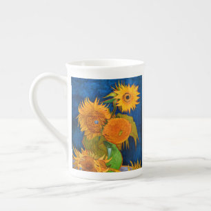 Van Gogh Sunflower Porselein Kop