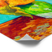 Van Gogh Sunflower Poster (Hoek)