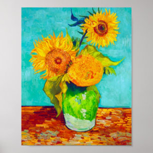 Van Gogh Sunflower Poster