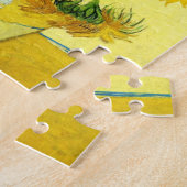 Van Gogh Sunflower Puzzle Legpuzzel (Zijkant)