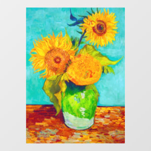 Van Gogh Sunflower Raamsticker