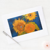 Van Gogh Sunflower Rechthoekige Sticker (Envelop)