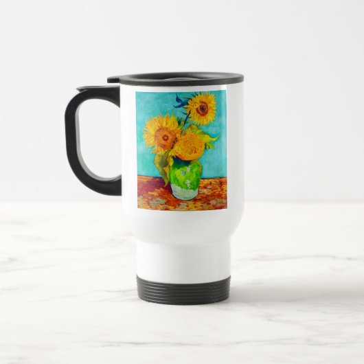 Van Gogh Sunflower Reisbeker (Links)