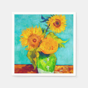 Van Gogh Sunflower Servet