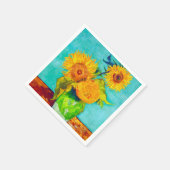Van Gogh Sunflower Servet (Hoek)