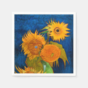 Van Gogh Sunflower Servet
