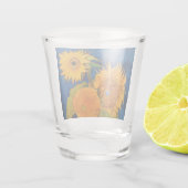 Van Gogh Sunflower Shot Glas (Achterkant)