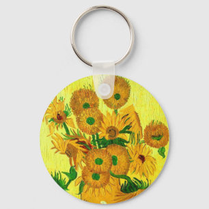 Van Gogh Sunflower Sleutelhanger