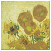 Van Gogh Sunflower Stof (Close Up)