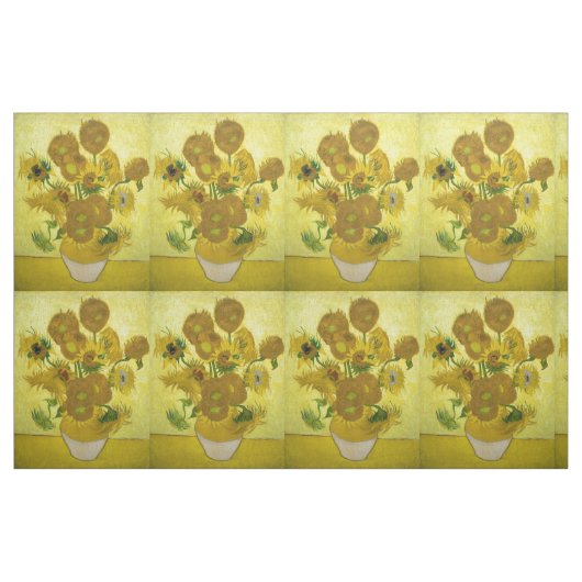 Van Gogh Sunflower Stof (Fat Quarter)