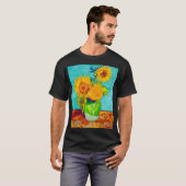 Van Gogh Sunflower T-shirt (Voorkant volledig)