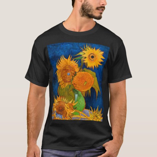 Van Gogh Sunflower T-shirt (Voorkant)