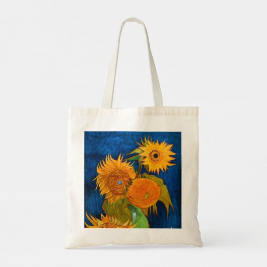 Van Gogh Sunflower Tote Bag (Achterkant)