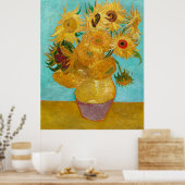 Van Gogh Sunflower | Van Gogh Wall Art | POSTER (Keuken)