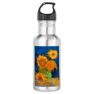 Van Gogh Sunflower Waterfles