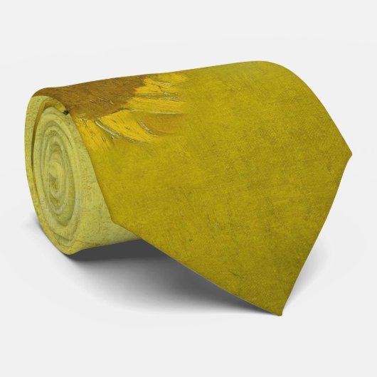 VAN GOGH SUNFLOWERS STROPDAS (Opgerold)