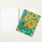 Van Gogh Sunflowers Yellow Flowers  Floral  Planner (Display)